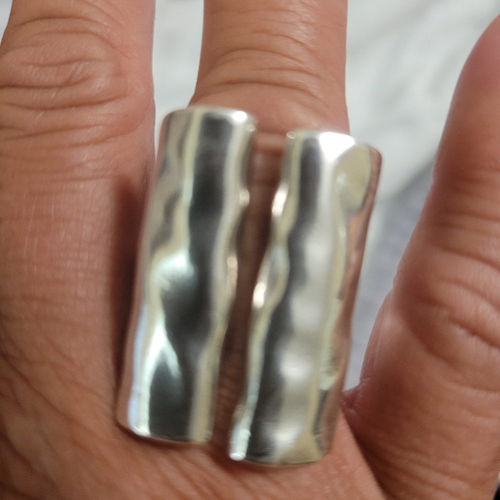 1 Para MI silver Ring